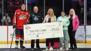 Spitfires' Carson Woodall Donates to Cancer Initiative, Marking Personal Milestone