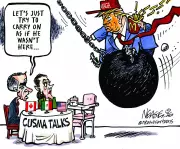 Steve Nease's Latest Cartoon Sparks Conversation in Toronto Media