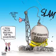 Tim Dolighan's Latest Cartoon Released by Toronto Sun on March 23, 2026