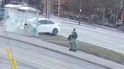 Windsor Police Seek Video After Hit-and-Rrun Shatters Bus Shelter