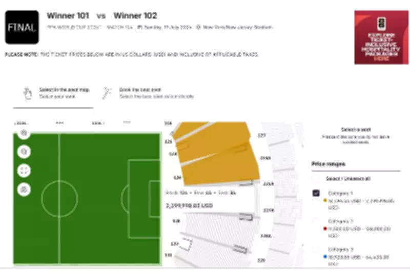 World Cup Final Tickets Listed on FIFA Resale Site for Over $2 Million