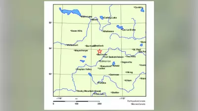 4.1-Magnitude Earthquake Felt North of Edmonton, Central Alberta Shaken