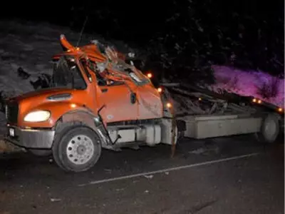 Alberta Driver Sentenced for Highway 1 Crash Where Tow Truck Became Ramp