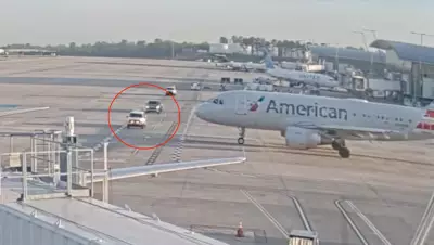 American Airlines Pilot Reports Near-Collision with Trucks at Charlotte Airport