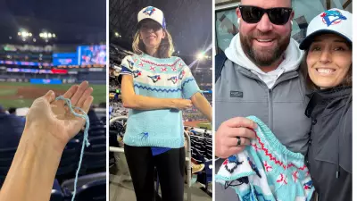 Blue Jays Fan's Knitted Sweater Becomes Part of Baseball History at Museum