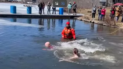 Brave Souls Take Icy Plunge to Support Hospice Muskoka in Port Carling