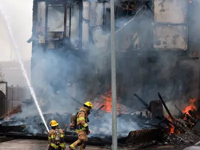 Calgary Fire Crews Battle Blaze in Northwest Citadel, Damaging Three Homes