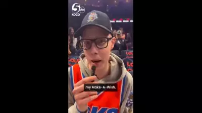 Canadian Travels to OKC for Thunder Playoff Game Thanks to Make-A-Wish