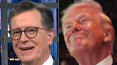 Colbert Mocks Trump's 'Weirdest' Week: DoorDash, Jesus Pic, and Pope Feud