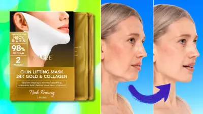 Collagen Jawline Shaper Masks on Sale: 20-Minute Treatment for Neck & Chin