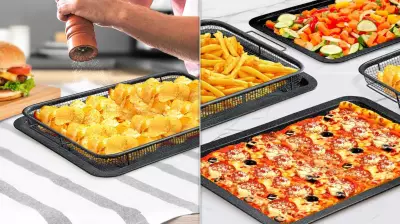 Copper Crisper Tray Turns Your Oven into an Air Fryer for Under $15