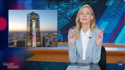 Daily Show's Desi Lydic Urges Trump to Leave Office for Hotel-Brary Construction