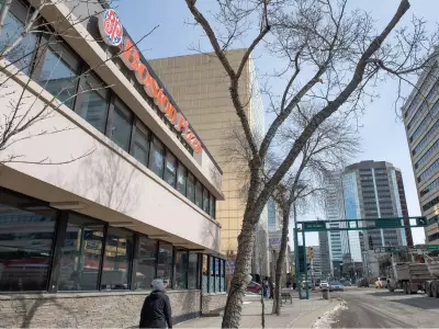 Downtown Edmonton's Boston Pizza Closes as Businesses Call for Relief