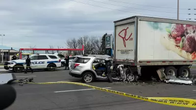 Fatal Brampton Collision: Man Dead, Woman Critical After SUV Hits Truck