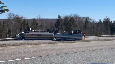 Fuel Spill from New Brunswick Highway Crash Reaches Hammond River Tributary