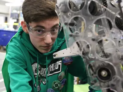 High School Robotics Teams Compete in Windsor's High-Pressure STEM Showcase