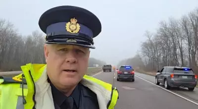 Highway 403 in Brant Shut Down After Transport Truck Jackknifes