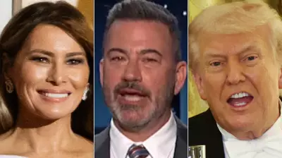 Jimmy Kimmel Jokes About Trump Hand-Holding After FCC License Review