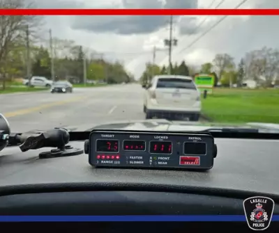 LaSalle Police Charge Driver for Excessive Speed on Front Road