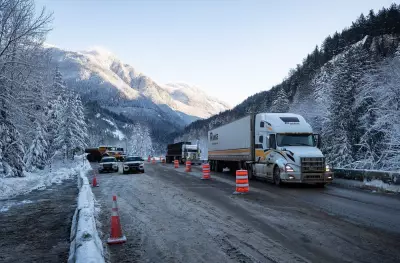 Late Spring Snowstorm Dumps 30 cm on B.C.'s Coquihalla Highway