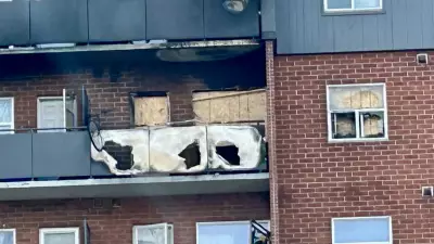 London Fire Victims Recall Desperate Moments as Ambulances Rush to Scene