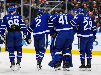 Maple Leafs' Anthony Stolarz Injured Early in Shutout Loss to Capitals