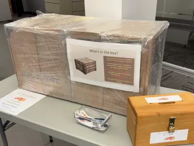 Mystery Box from 1958 Stumps Southern Alberta Historical Society