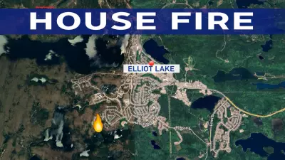 One Person Hospitalized After Early Morning Fire in Elliot Lake, Ontario