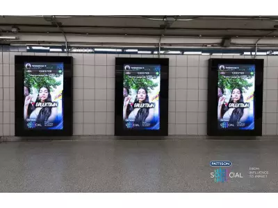 PATTISON Outdoor Bridges Social Media and DOOH with New Content Strategy