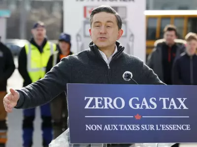 Poilievre Demands Suspension of Canada's Fuel Taxes to Combat Soaring Gas Prices