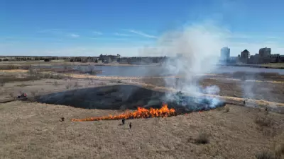 Prescribed Burn Conducted at Wascana Park to Mitigate Wildfire Risks