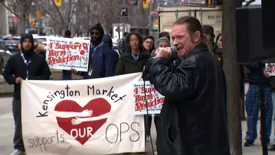 Rally in Toronto Condemns Ontario Supervised Consumption Site Closures