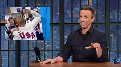 Seth Meyers Mocks FBI Director's Claim of Friendship with US Hockey Team