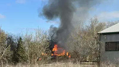 Suspicious Fire Destroys Brantford Barn, Investigation Underway