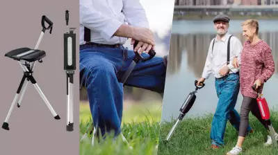 Ta-Da Chair and Walking Stick: The Ultimate Mobility Aid for Travel and Daily Use