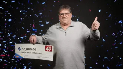 Tecumseh Resident Wins $50,000 in Ontario 49 Lottery Draw