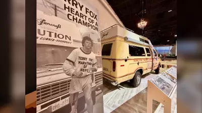 Terry Fox's Marathon of Hope Van Now on Display at Halifax Museum