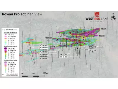 West Red Lake Gold Reports 471 g/t Au Over 1m at Rowan Deposit