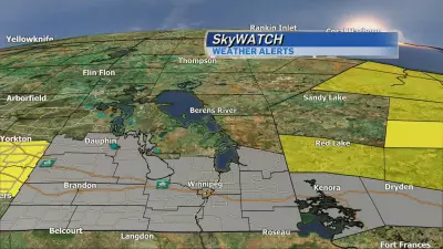 Winter Weather Returns to Manitoba: Highways Closed and Funnel Cloud Spotted Near Winnipeg