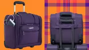 Affordable Rolling Underseat Bag Saves Traveler's Back and Arms