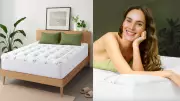 Amazon's Beloved Bamboo Mattress Topper Drops Under $40, Eases Back Pain