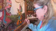 B.C. Woman Turns Crawlspace into Unique Art Gallery
