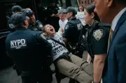 Dozens Arrested in New York Protest Demanding Senators Block Bomb Sales to Israel