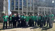 Halifax Honors Humboldt Broncos Victim with Green Shirt Day Flag Raising