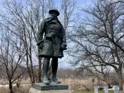Historic WWI Memorial Statue Relocated to Winnipeg's Brookside Cemetery
