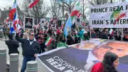 Iranian Canadians March in Ottawa to Protest Against Iranian Regime
