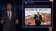 Jimmy Kimmel Mocks Trump's AI-Generated Iran Threat Image