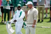 Kevin Hart and Jason Kelce Serve as Celebrity Caddies at Masters Par 3 Contest