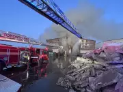 Massive Fire Engulfs Etobicoke Waste Disposal Plant, 80 Firefighters Respond