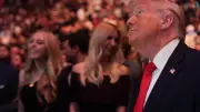 President Donald Trump Attends UFC 327 in Miami, Draws Crowd Attention